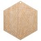 D20 20 Sided Gaming Gamer Dice Critical Role Unfinished Craft Wood Holiday Christmas Tree DIY Pre-Drilled Ornament